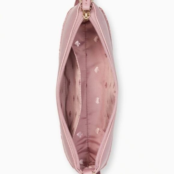 KATE SPADE NWT Greta Court Glitter Crossbody and Card Holder Pink - Picture 7 of 8